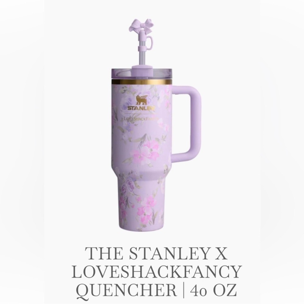 THE STANLEY X LOVESHACKFANCY QUENCHER | 40 OZ - Still in box HAPPY THOUGHTS